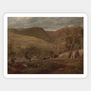 Hanson Toot, View in Dovedale by John Linnell Sticker